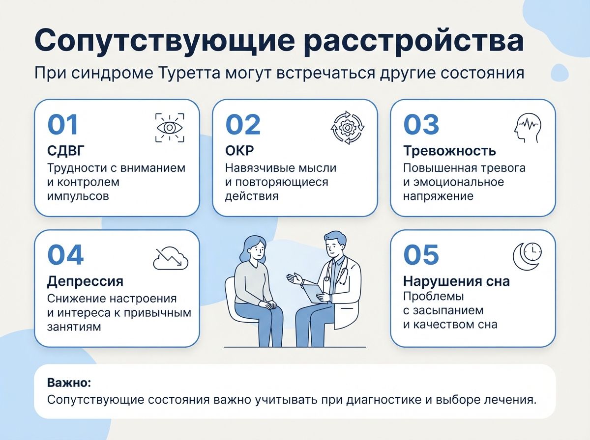 Лечение синдрома Туретта в Новой Ляле инфографика